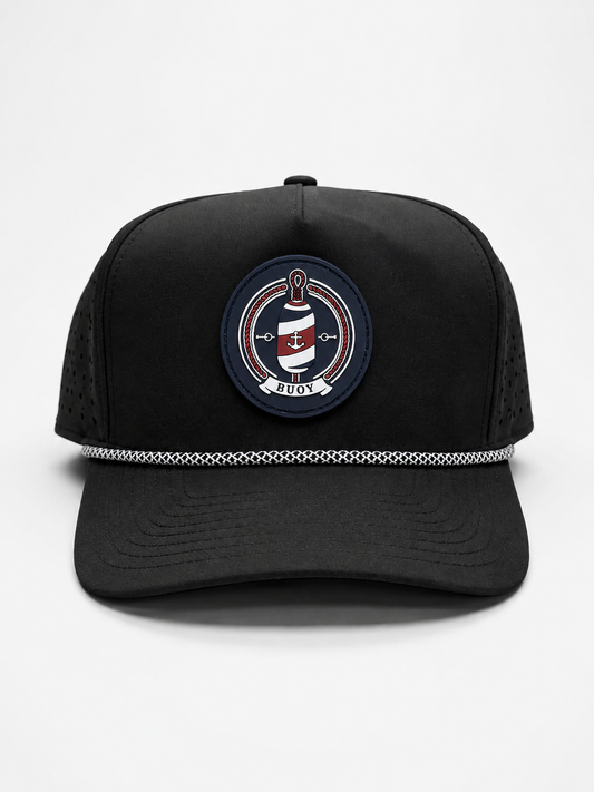 Buoy Black Rope Hat